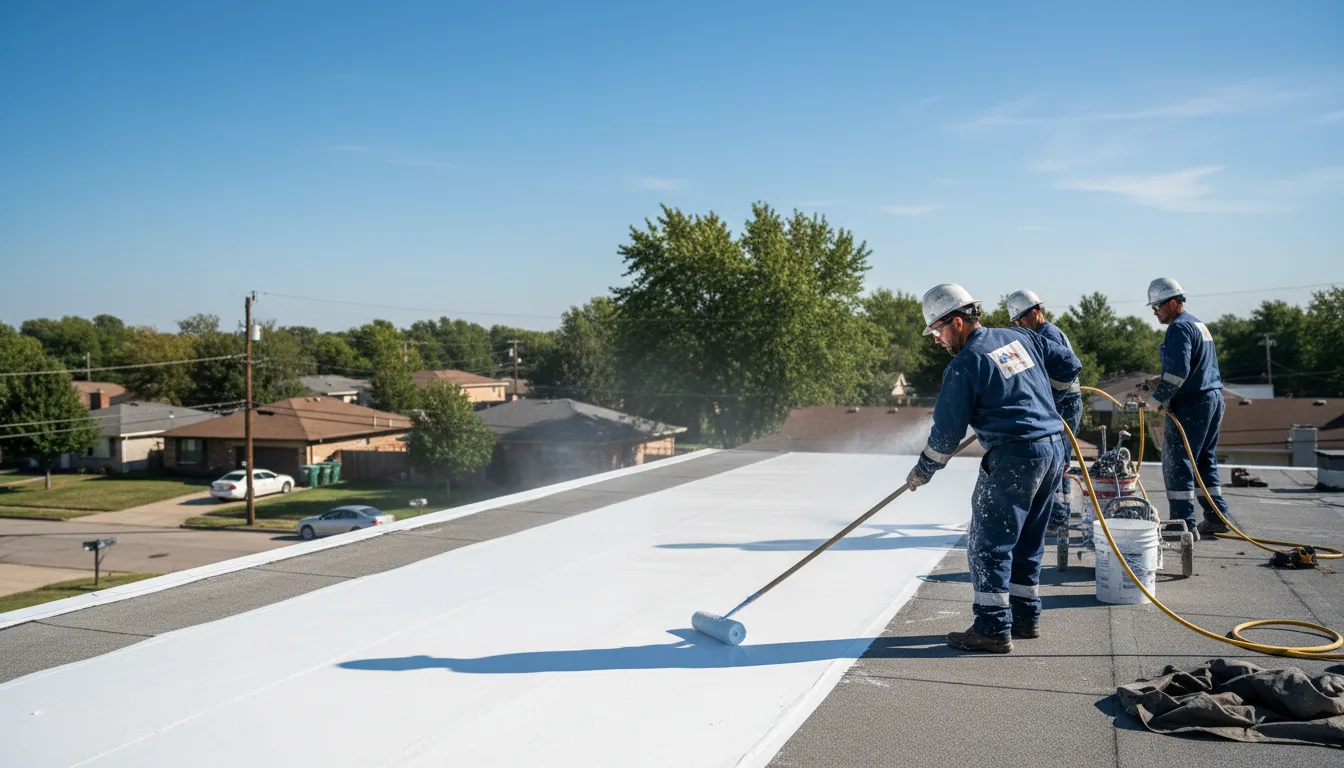 Commercial roof coating in Port Royal, VA near me